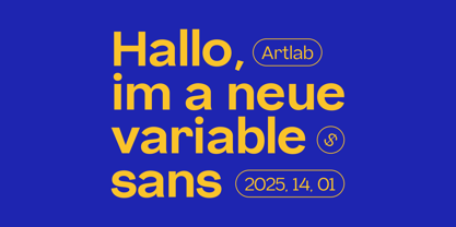 Artlab Font Poster 2