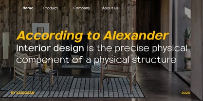 Lurence Font Poster 13