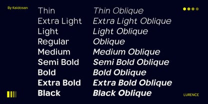 Lurence Font Poster 9