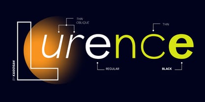 Lurence Font Poster 4