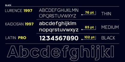 Lurence Font Poster 8