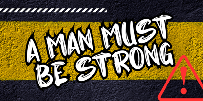 Danger Island Font Poster 2