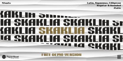 Skaklia Font Poster 1