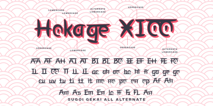 Sugoi Gekai Font Poster 4
