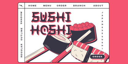 Sugoi Gekai Font Poster 2