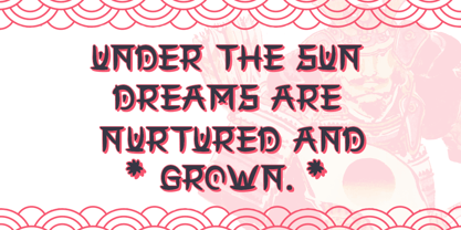 Sugoi Gekai Font Poster 3