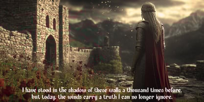 Dragonhelm Font Poster 6