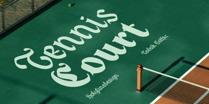 Todak Gothic Font Poster 3