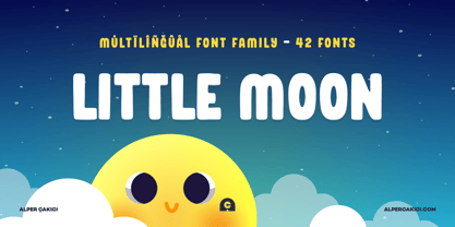 Little Moon Font Poster 1