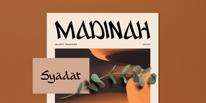 Syafall Font Poster 4