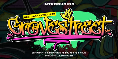 Grovestreet Font Poster 1
