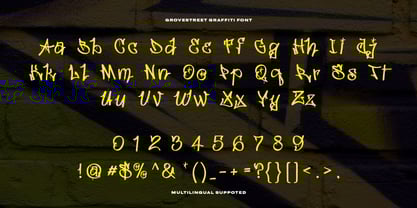 Grovestreet Font Poster 4