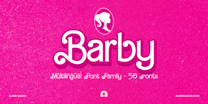 Barby Font Poster 11