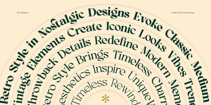 OV Treasure Font Poster 7