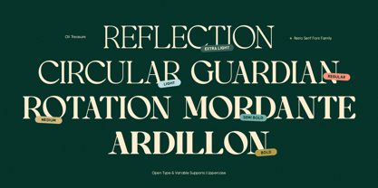 OV Treasure Font Poster 6