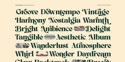 OV Treasure Font Poster 5