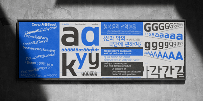 TE Ga Font Poster 11