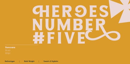 Soncara Font Poster 4