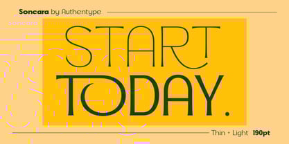 Soncara Font Poster 5