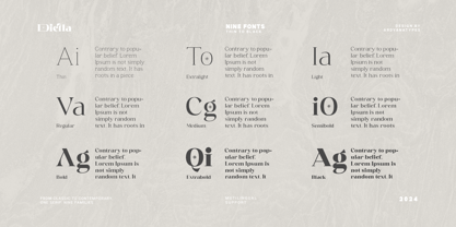 Diella Font Poster 2