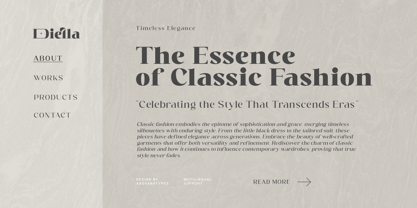 Diella Font Poster 3