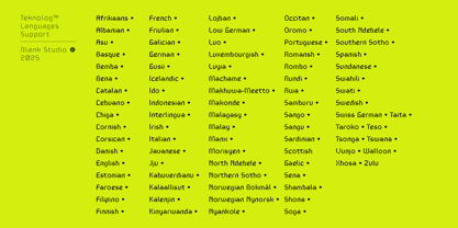 Teknolog Font Poster 6