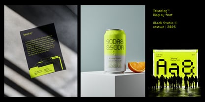 Teknolog Font Poster 10