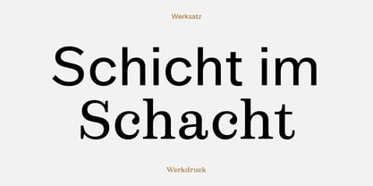 Werkdruck Font Poster 8