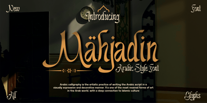 Mahjadin Font Poster 1