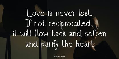 Mehmic Font Poster 8