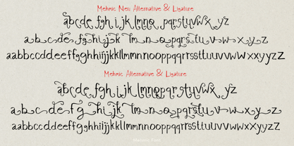 Mehmic Font Poster 10