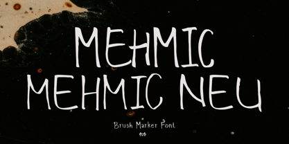 Mehmic Font Poster 1