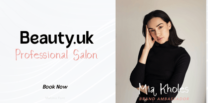 Mehmic Font Poster 5