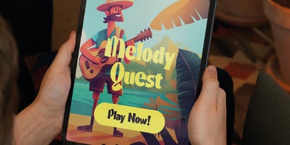 Bango Tango Font Poster 8