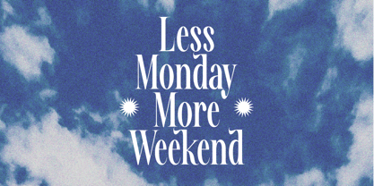 Awesome Shorten Font Poster 3