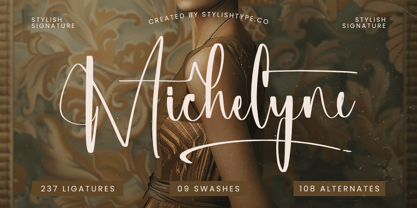 Michelyne Font Poster 1