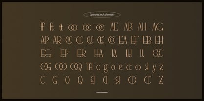 Archine Eamore Font Poster 12