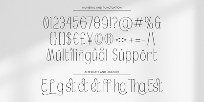 Thania Estrada Font Poster 3
