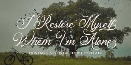 Cristalle Font Poster 7