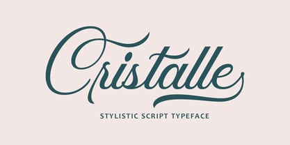 Cristalle Font Poster 1