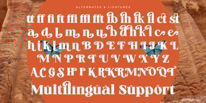 Marble Capital Font Poster 15