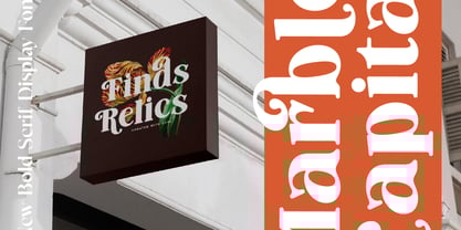 Marble Capital Font Poster 13