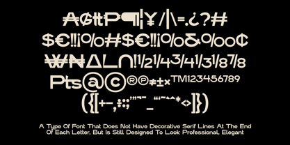 Minati Font Poster 8