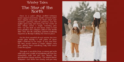 Winterveil Font Poster 2