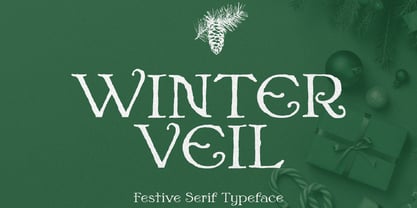 Winterveil Font Poster 1