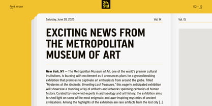 Segovia Narrow Font Poster 2