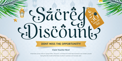 Madena Font Poster 4