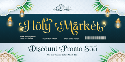 Madena Font Poster 7