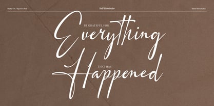 Harfey Lim Font Poster 4