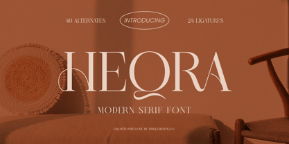 Heqra Font Poster 1